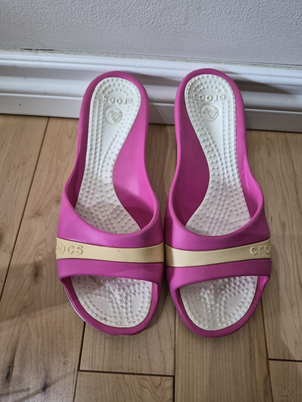 Crocs women's size 8 wedge shoes - Picture 3 of 5